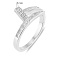 Серебряное кольцо Гвоздь с фианитами (арт. 7501/8338) – изображение 2