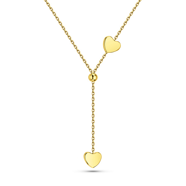 Колье-галстук из желтого золота (арт. 352693ж) – изображение 1