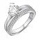 Серебряное кольцо с фианитами (арт. 7501/8179) – изображение 2