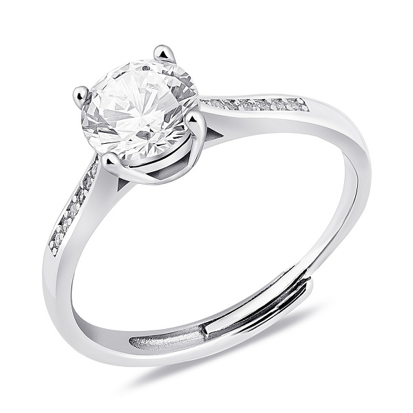 Серебряное кольцо с фианитами (арт. 7501/8096) – изображение 1