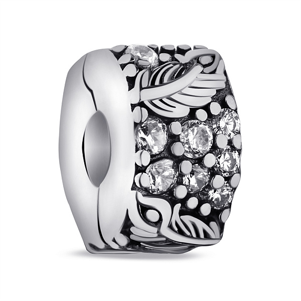 Серебряный шарм с фианитами (арт. 7903/4248) – изображение 1