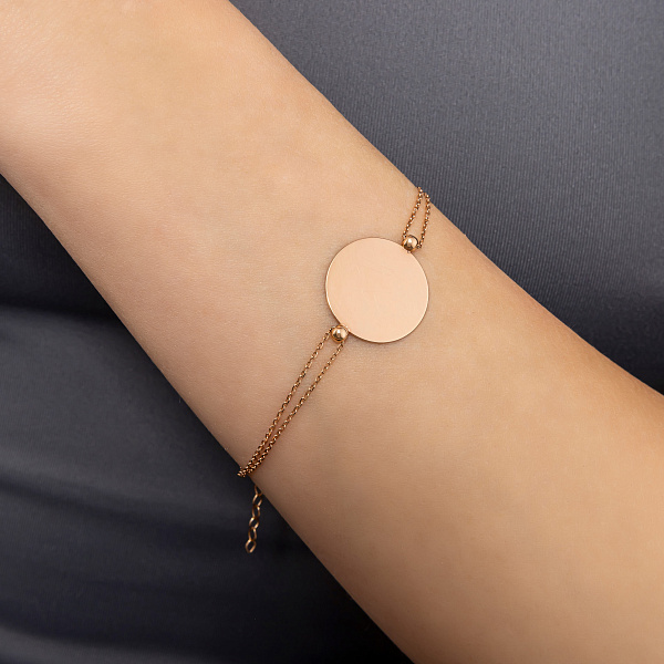 Браслет "Монеты" из красного золота (арт. 324795/20) – изображение 3