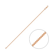 Фото Браслет на ногу из красного золота (арт. ц314603н)