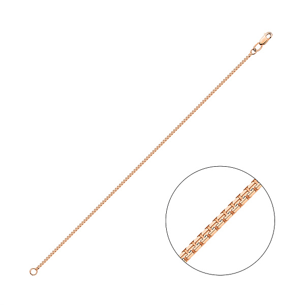 Браслет на ногу из красного золота (арт. ц314603н) – изображение 1