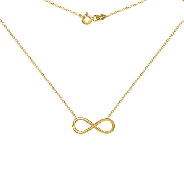 Золоте кольє «Нескінченність» (арт. 351164ж) – зображення 2