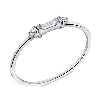 Фото Каблучка зі срібла з фіанітами (арт. 7501/6835)