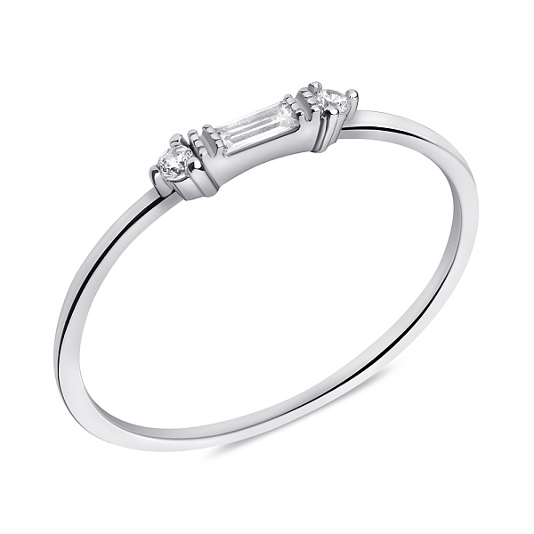 Кольцо из серебра с фианитами (арт. 7501/6835) – изображение 1