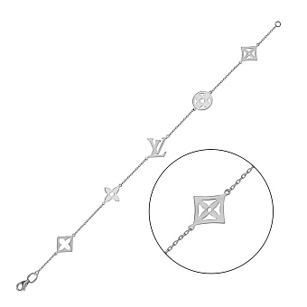 Браслет из белого золота (арт. 322241б)
