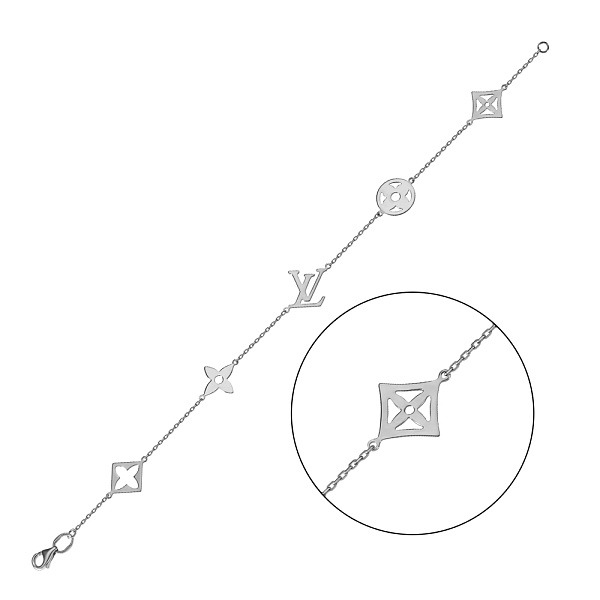 Браслет из белого золота (арт. 322241б) – изображение 1