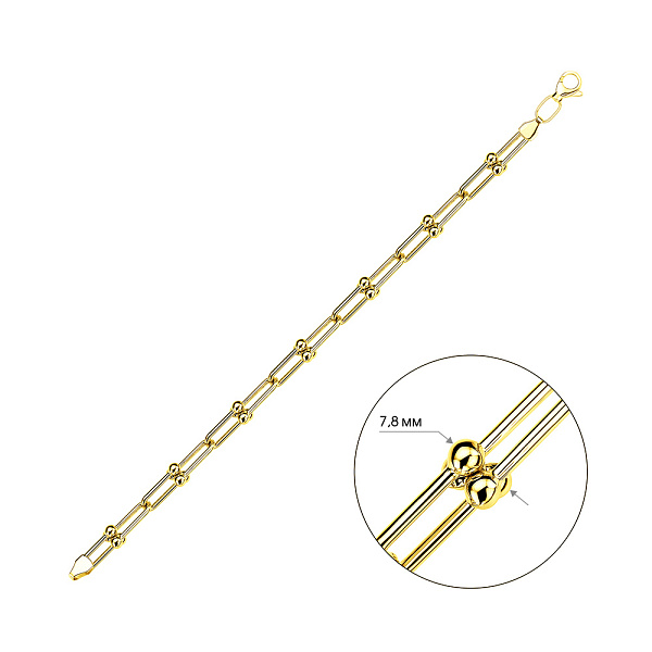 Браслет из желтого золота (арт. 325778ж) – изображение 2