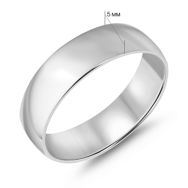 Обручальное кольцо из белого золота (арт. 239094б) – изображение 2