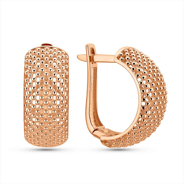 Сережки з червоного золота (арт. 1092015) – зображення 1
