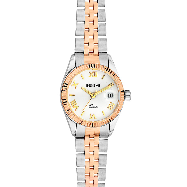 Золотые кварцевые часы (арт. 260246бк) – изображение 2