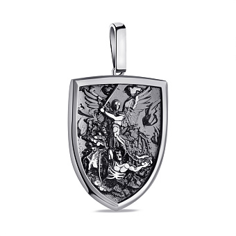 Фото Серебряная ладанка Ангел Хранитель (арт. 7917/1111пю)