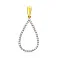 Подвеска из желтого золота с фианитами (арт. 440446ж) – изображение 1