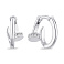 Серебряные серьги-конго Гвоздь (арт. 7502/СК2Ф/1057) – изображение 1