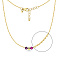 Кольє з жовтого золота Francelli (арт. 352918жфмлн) – зображення 1