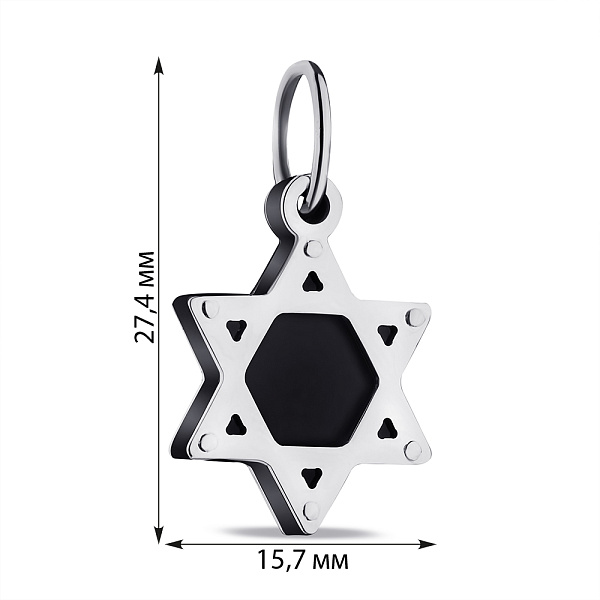 Срібна підвіска Зірка Давида (арт. 7503/3000о) – зображення 2