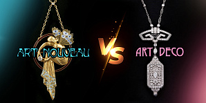 Протистояння ювелірних стилів: Ар-Деко vs Ар-Нуво