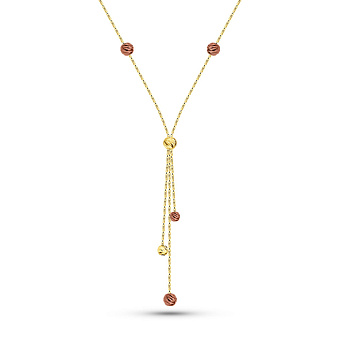 Фото Золотое колье Francelli (арт. 352586жкр)