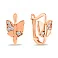 Золотые серьги для детей (арт. 109931) – изображение 1