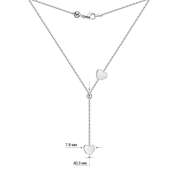 Золотое колье-галстук (арт. 352693б) – изображение 3