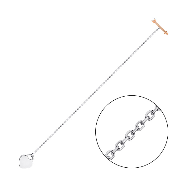 Браслет зі срібла без каменів (арт. 7509/3734бк) – зображення 1