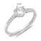 Серебряное кольцо с фианитами (арт. 7501/8080) – изображение 2