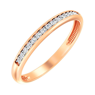 Золотое кольцо с бриллиантами (арт. К011020010)