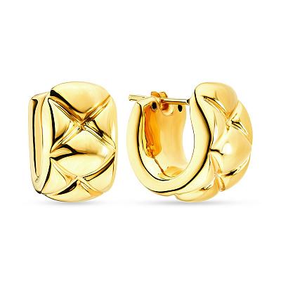 Золотые серьги-кольца Francelli (арт. 107393ж)