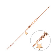 Браслет з червоного золота з підвіскою (арт. 325399а)