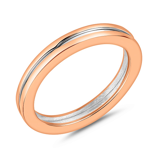 Кольцо из комбинированного золота (арт. 153405кб) – изображение 1