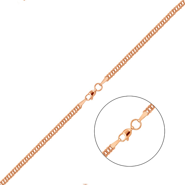 Золотий ланцюжок плетіння Ромб (арт. 303001) – зображення 1