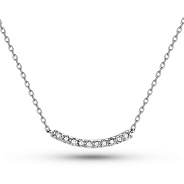 Колье из белого золота с бриллиантами (арт. Ц341355015б)