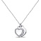 Серебряное колье с фианитами (арт. 7507/1602) – изображение 1