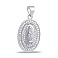 Серебряная ладанка Дева Мария с фианитами (арт. 7517/4832) – изображение 1