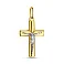 Золотой нательный крестик с распятием (арт. 500439ж) – изображение 1