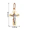 Золотий  хрестик з розп'яттям "Спаси і збережи" (арт. 514000) – зображення 2
