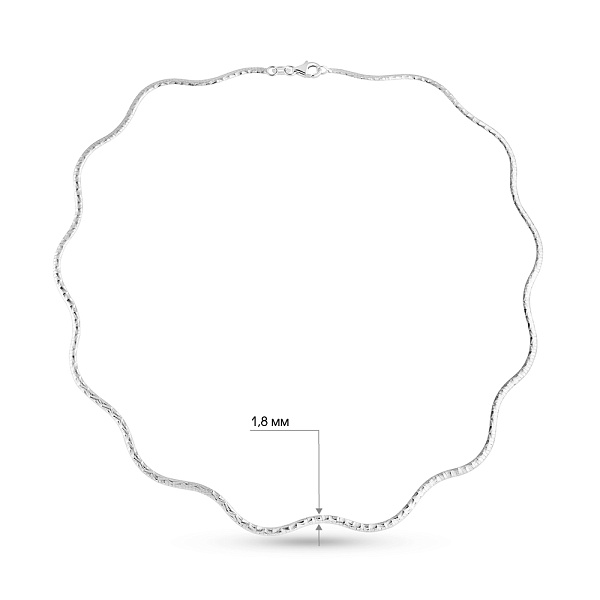 Колье Francelli из белого золота (арт. 352528б) – изображение 5