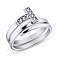Серебряное кольцо с фианитами (арт. 7501/3993) – изображение 1
