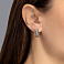 Серьги из желтого золота с фианитами (арт. 112900ж) – изображение 2
