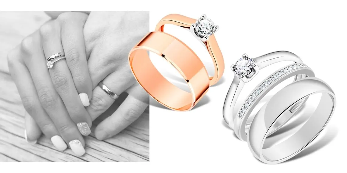 Помолвочное и обручальное кольцо – восхитительный дуэт особенных украшений 2