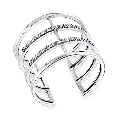 Серебряное кольцо с фианитами Trendy Style (арт. 7501/19108р)