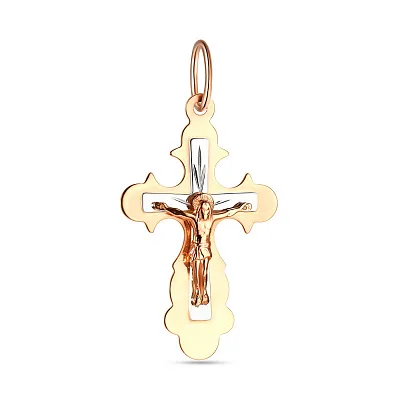 Золотой крестик с распятием  (арт. 522700)
