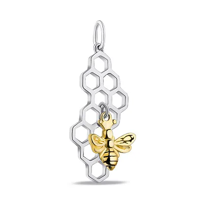 Срібний підвіс Бджілка Trendy Style (арт. 7503/ПК24/1041)