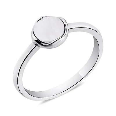 Кольцо из серебра с перламутром (арт. 7501/6713п)