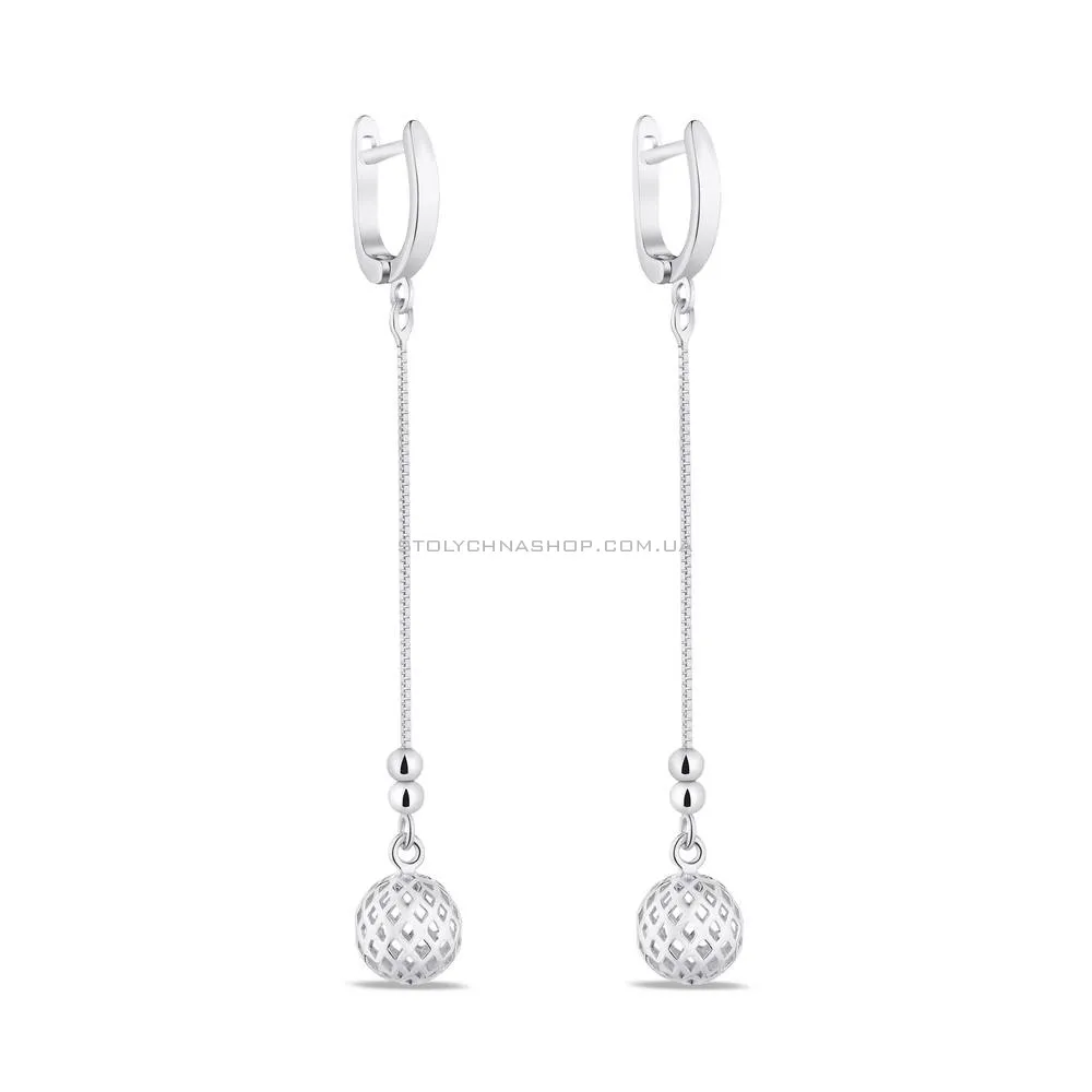 Срібні сережки ланцюжки Trendy Style (арт. 7502/4300)