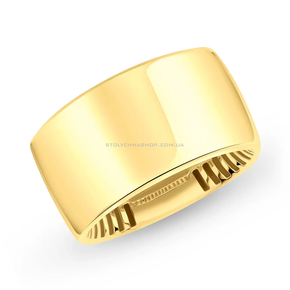 Широкое кольцо Francelli из желтого золота  (арт. е155171ж)