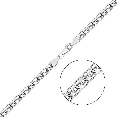Ланцюжок срібний  плетінні Струмочок  (арт. 03013431ч)