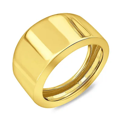 Кольцо из желтого золота без камней (арт. 153409ж)